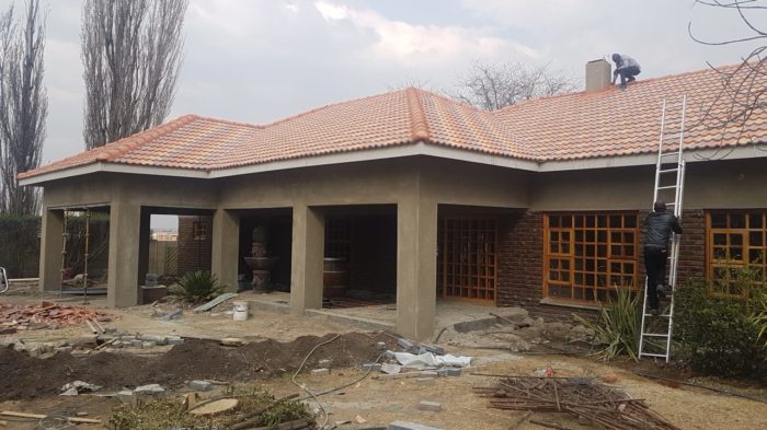 Complete Re-roof with concrete tiles,