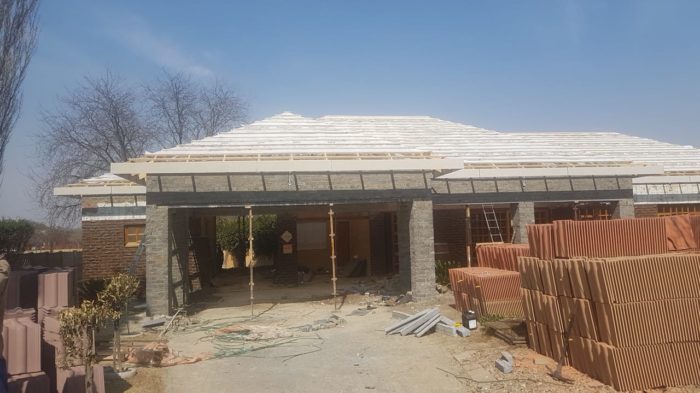 Complete Re-roof with concrete tiles,