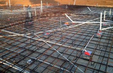 First floor concrete slab First floor concrete slab